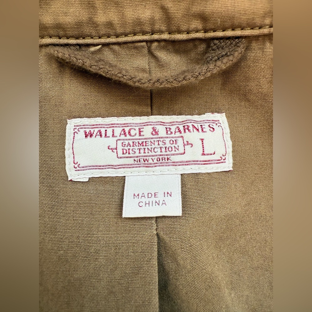 J CREW WALLACE AND BARNES CLASSIC COTTON MILITARY JACKET DRAB OLIVE GREEN - Picture 11 of 11